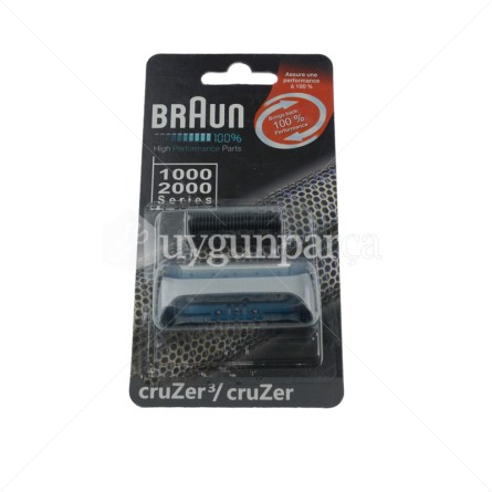 Braun Tıraş Makinesi Başlık ve Bıçak Mavi - 20S -81387934 - 5733768 