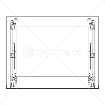 Electrolux Fırın Kapak Dış Camı - 140225485022