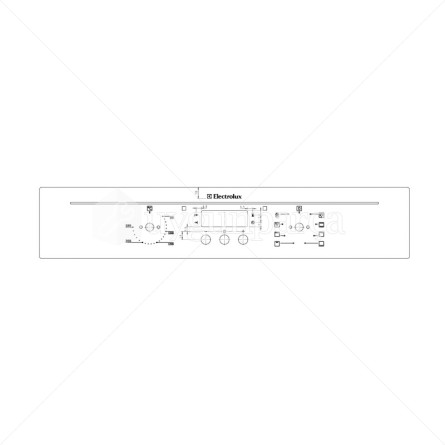 Electrolux Fırın Ön Panel - 3538686027